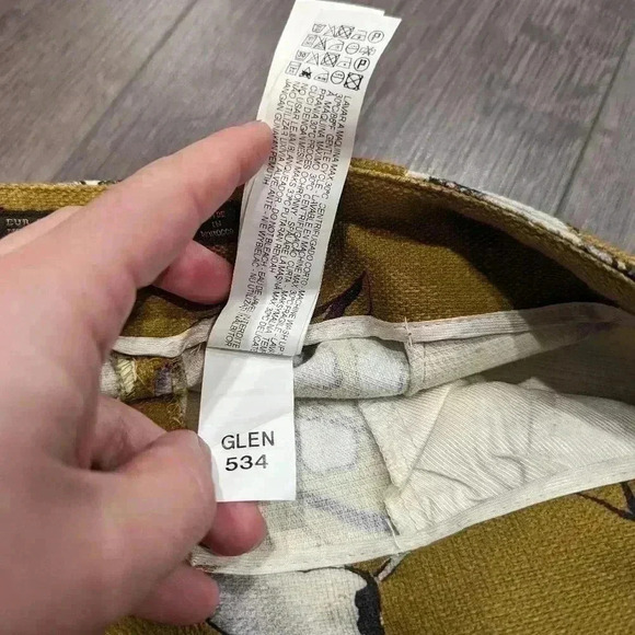 Zara Watercolor  Print Trousers size s - Picture 5 of 7